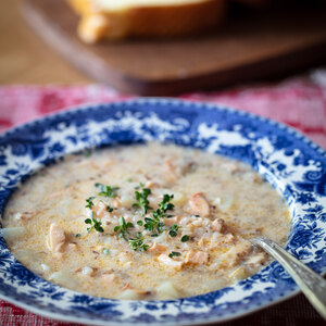 Chicken of the Woods Cream of Mushroom Soup